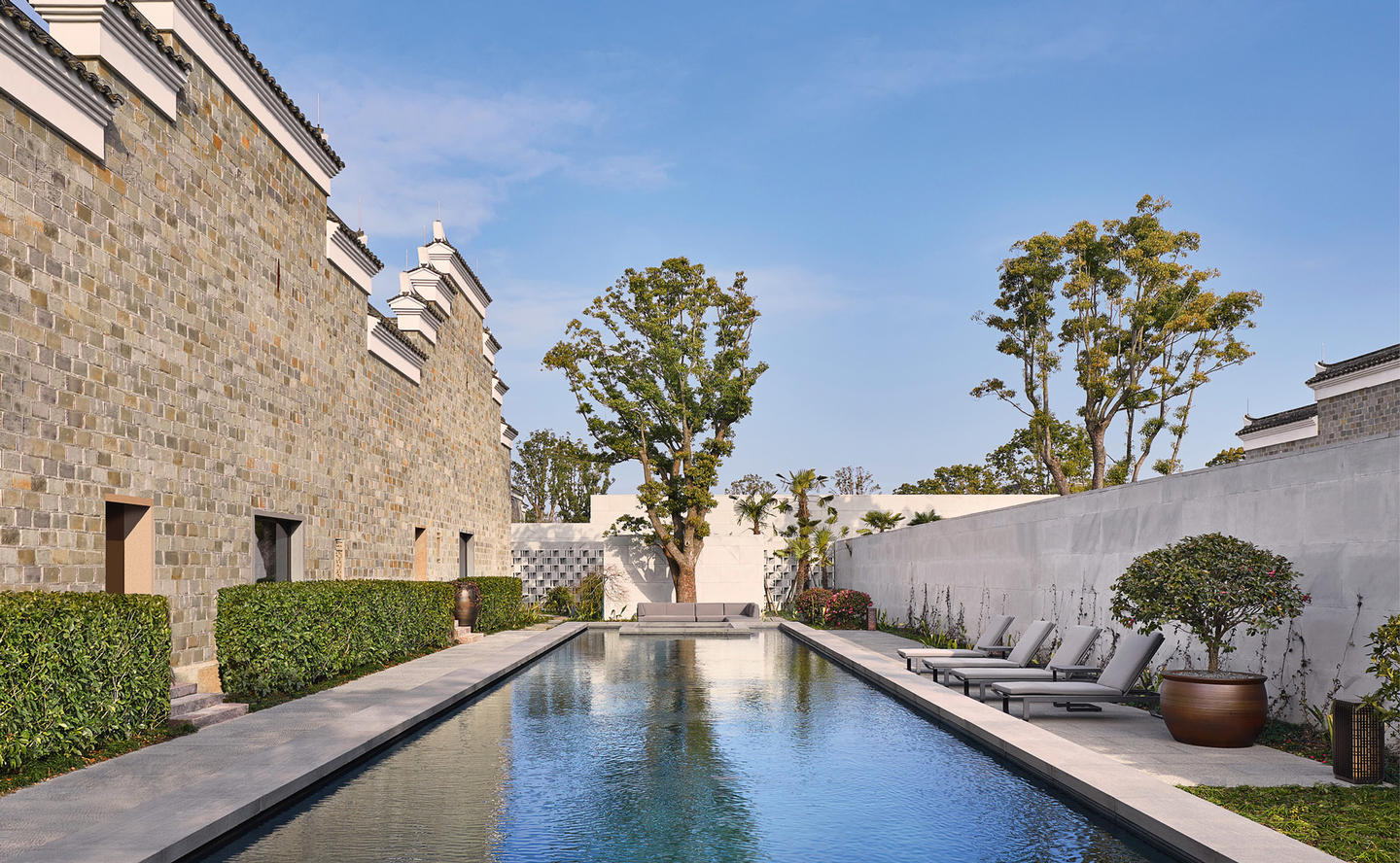 Swimming Pool, Four-Bedroom Qing Antique Villa - Amanyangyun, China