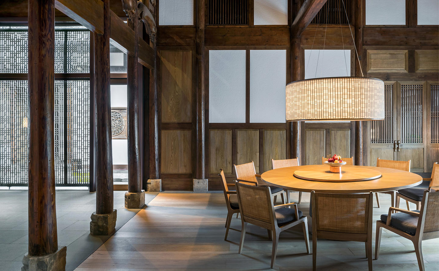 Dining Room, Four-Bedroom Antique Villa - Amanyangyun, China